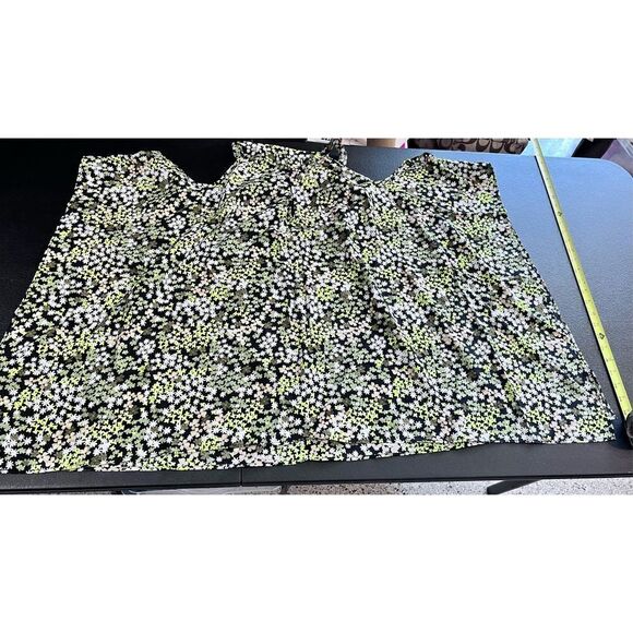 Michael Michael Kors Womens Handkerchief Hem Top Bright Limeade Sz 1X NWT P1-103 - Picture 12 of 13